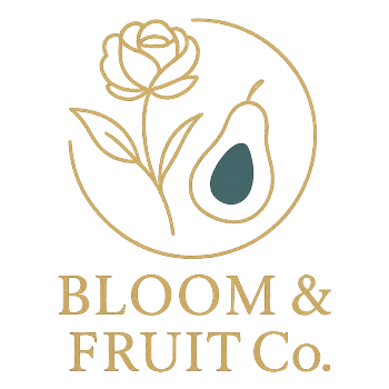 Bloom and fruit logo