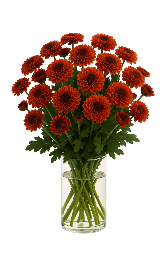 Pompom button- Red lexy