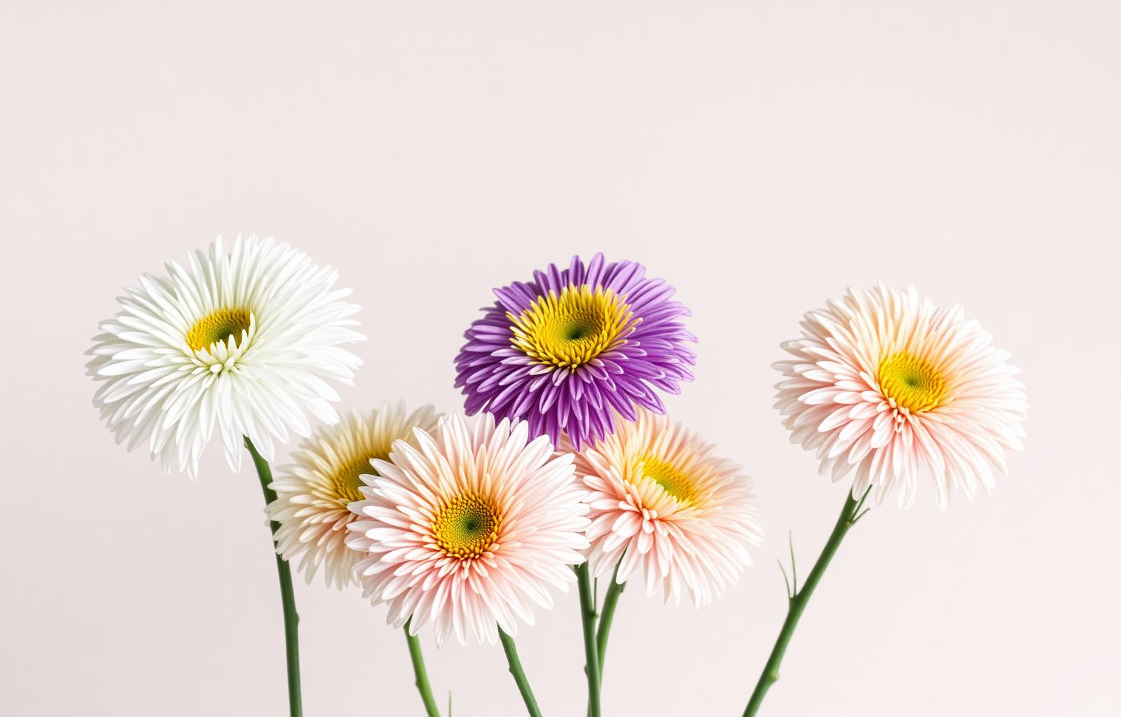 Disbud chrysanthemums for international wholesale flower buyers