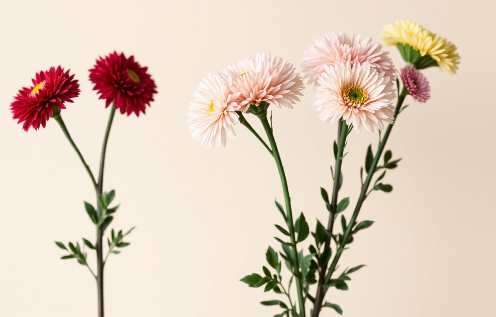Colombian pompon chrysanthemums for B2B floral importers and wholesale bouquet programs