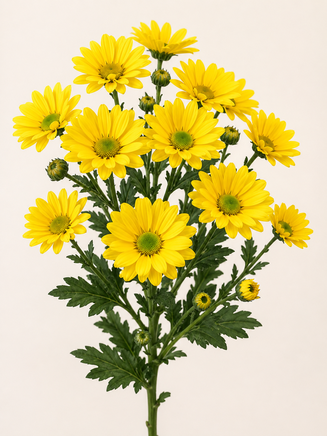 Pompon Daisy Dutchmaster yellow